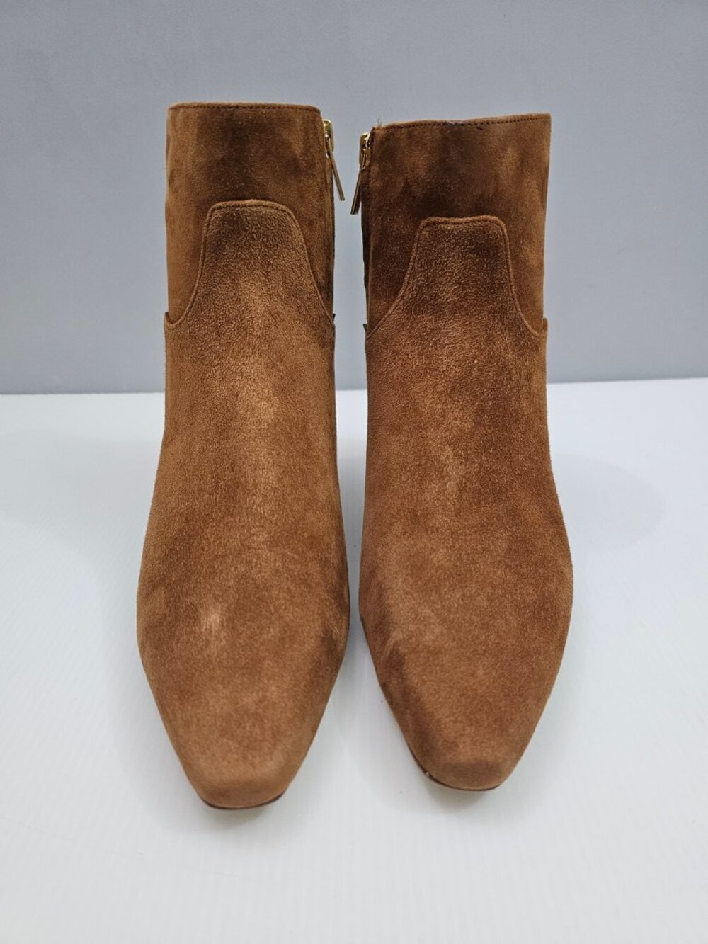 Veronica Beard Kelby Ankle Bootie Womens 7.5 Brown Suede Slim Heel Pointed Toe - Picture 5 of 15